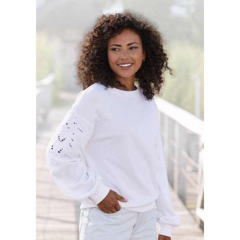 VIVANCE Sweatshirt Damen weiß Gr.36/38 von VIVANCE