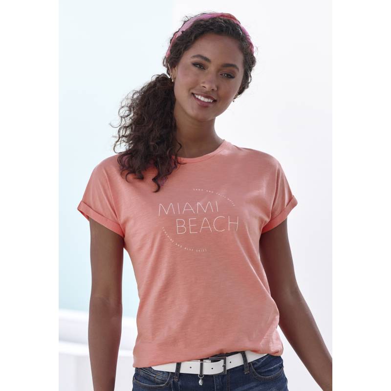 VIVANCE T-Shirt Damen peach Gr.48/50 von VIVANCE