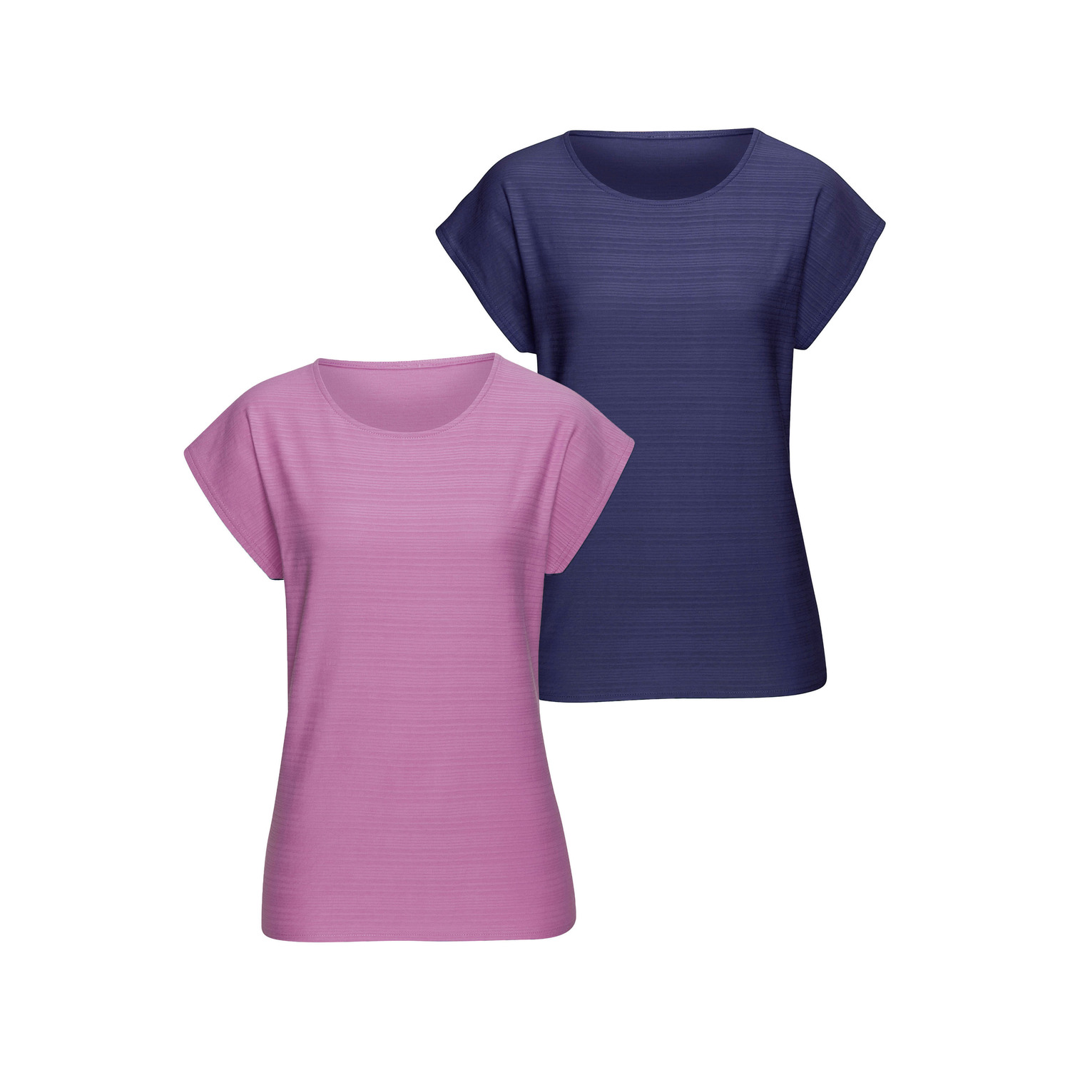 VIVANCE T-Shirt Damen pink, royalblau Gr.48/50 von VIVANCE