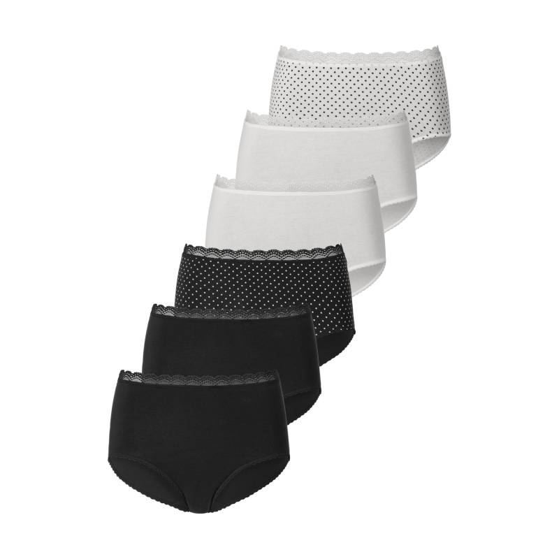 VIVANCE Taillenslip Damen schwarz/creme Gr.36/38 von VIVANCE