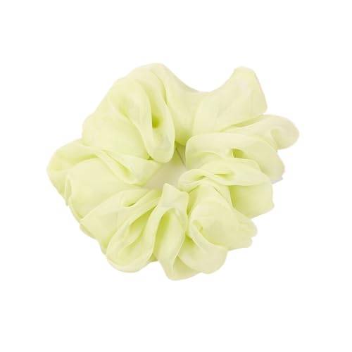 Haargummi aus Organza for Damen, elastisches Haarband, mehrfarbig, Haarbänder, Stirnband, Pferdeschwanzhalter, Haar-Accessoires for Mädchen(Green) von VIVAZYTGH