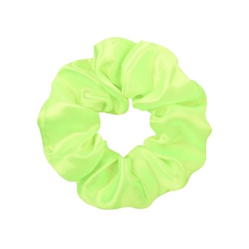 Haargummis aus Seide for Damen, elastisches Stirnband aus Satin, Haargummis, Haarband, Pferdeschwanzhalter, mehrfarbig, Haar-Accessoires(1 Green) von VIVAZYTGH
