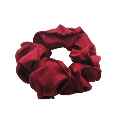 Haargummis for Damen, von Hand genähtes Haargummi mit Kunstperlen, großes Haar-Accessoire, Geschenk for Damen, Haarbänder(Red Hair Scrunchies) von VIVAZYTGH