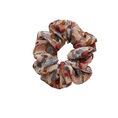 Haargummis mit Batikmuster und Blumenmuster for Frauen, Haarschmuck for Mädchen, elastisches Haarband, Kopfbedeckung, Haargummis(Style 7) von VIVAZYTGH