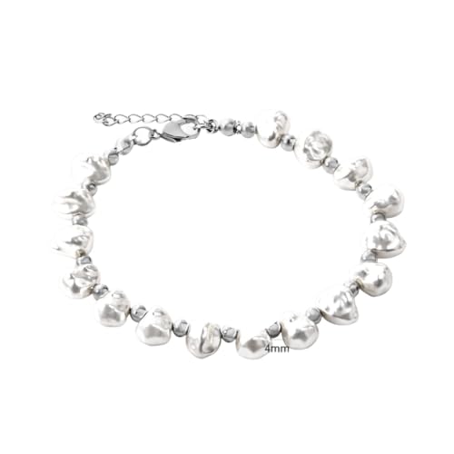 VIVAZYTGH Goldene Farbe Edelstahl Kette Armband Frauen Männer Blume Geometrie Metall Charme Kette Auf Hand(BR228201S) von VIVAZYTGH