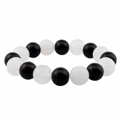 VIVAZYTGH Sohma Armband Weiß Rot Kristall Perlen Armreif Armbänder for Frauen Männer Cosplay Requisiten Schmuck(Black) von VIVAZYTGH