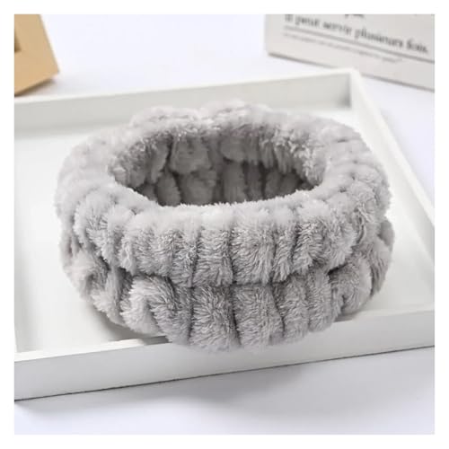 VIVAZYTGH Waschband for das Handgelenk, Mikrofaser-Waschhandtuchband, Armband-Haargummi for Waschen des Gesichts, saugfähiges Schweißband for das Handgelenk for Damen, Stirnband(Army green) von VIVAZYTGH