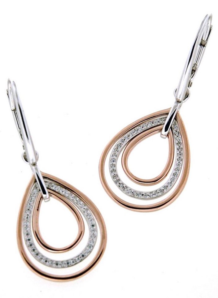 VIVENTY by Adler Paar Ohrhänger Damen-Zweifarbig von VIVENTY by Adler