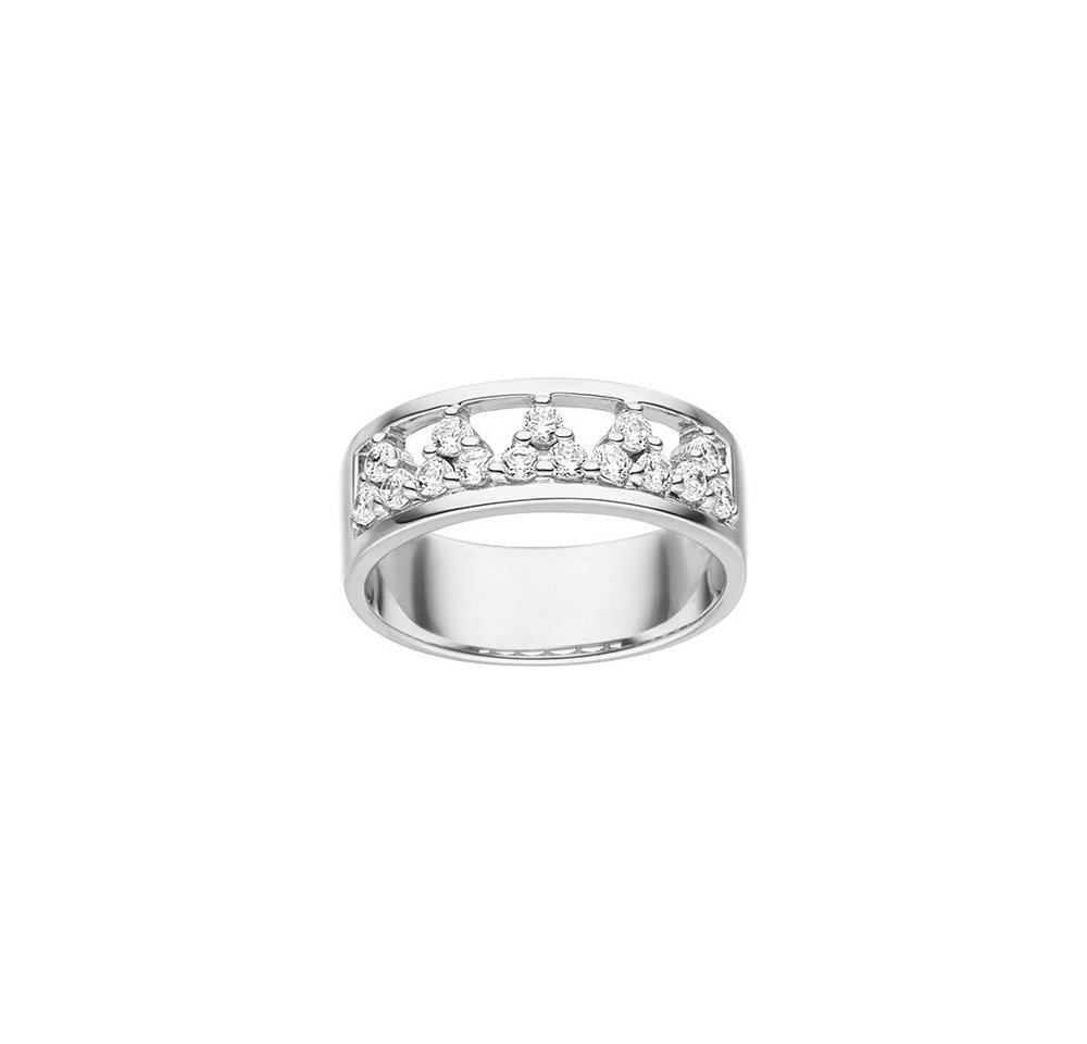 VIVENTY Silberring 784491 Ring Damen 15 Zirkonia Sterling-Silber Gr. 56 von VIVENTY