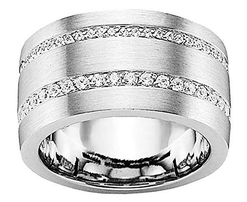 Viventy Damen-Ring 925 Sterlingsilber Zirkonias 695471-54 Ringgröße 54/17,2 von Viventy