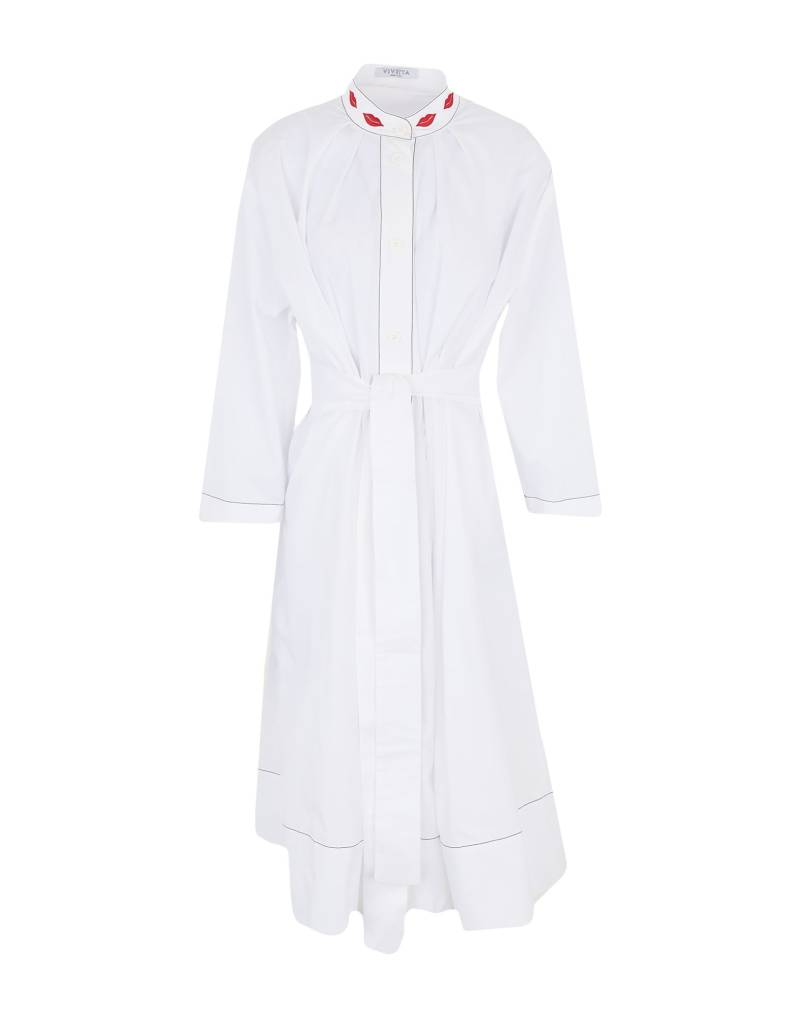 VIVETTA Midi-kleid Damen Weiß von VIVETTA