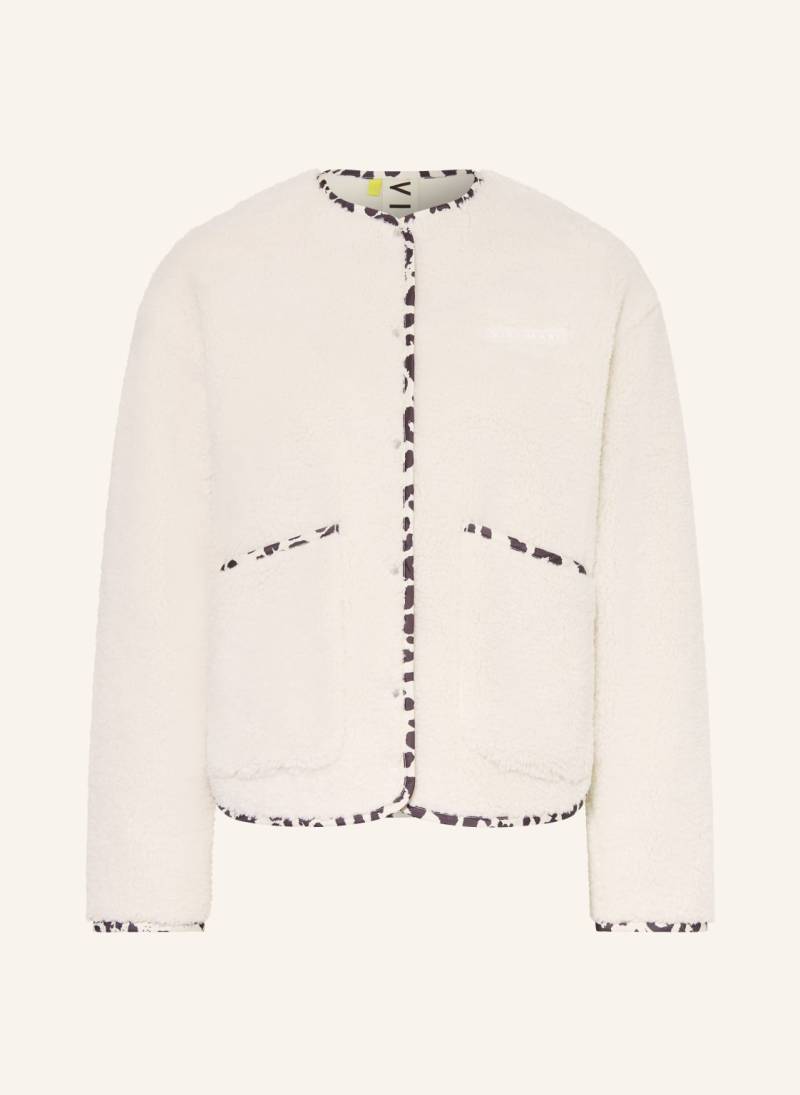 Vivi Mari Teddyfell-Jacke beige von VIVI MARI