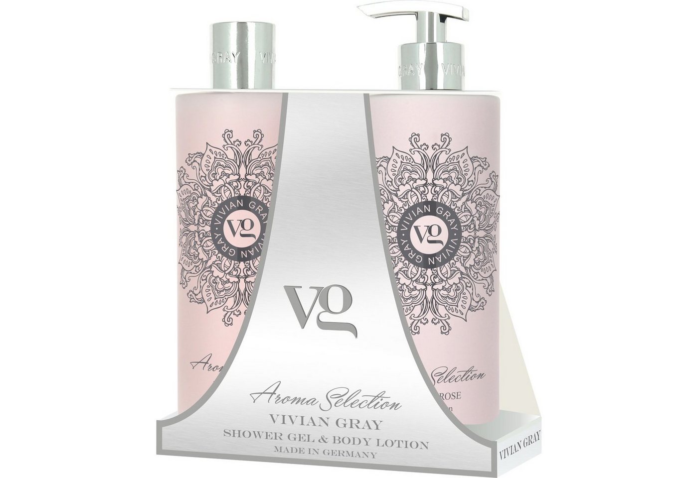 VIVIAN GRAY Hautreinigungs-Set Duschgel & Body Lotion Lotus & Rose von VIVIAN GRAY