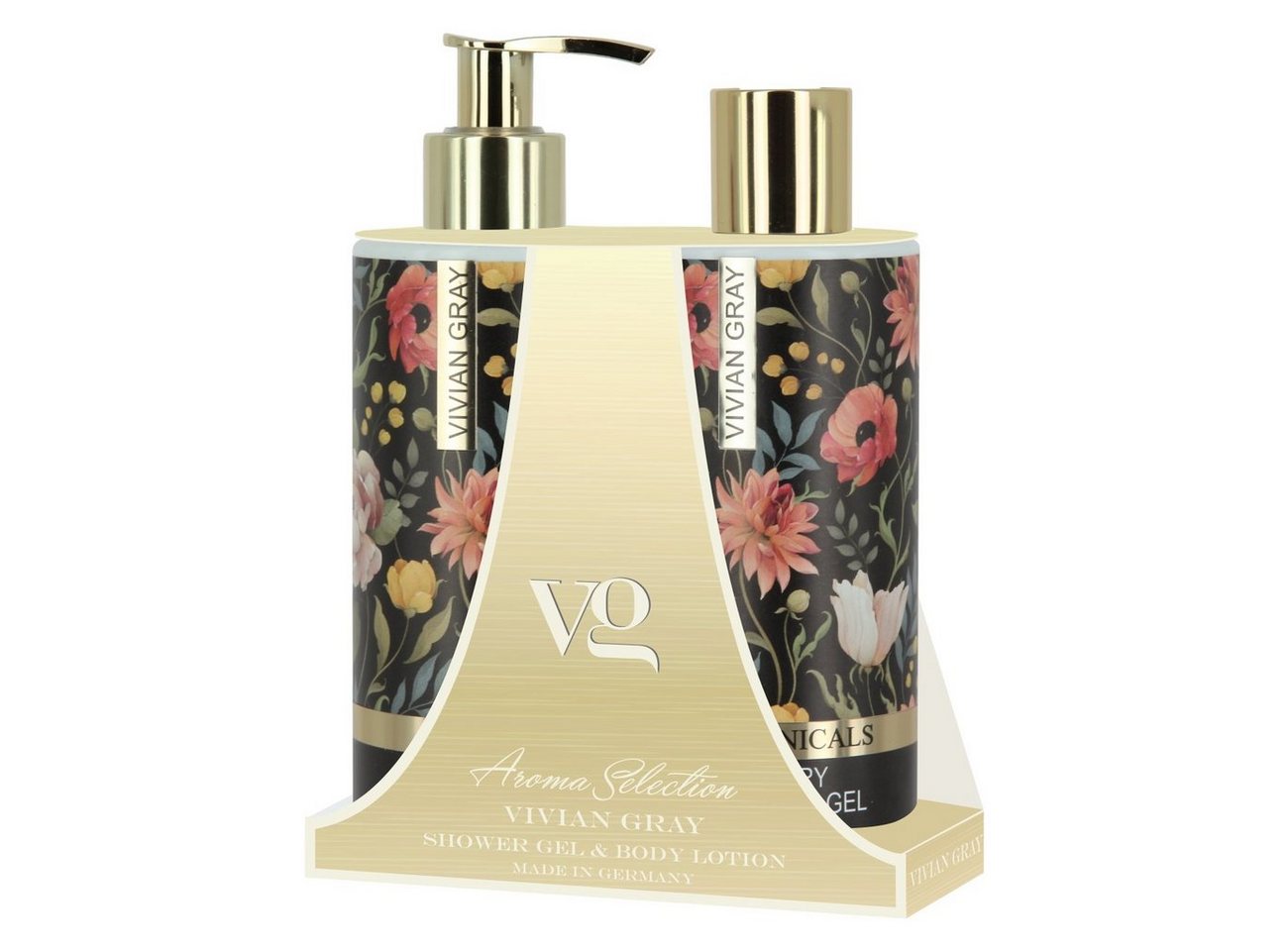 VIVIAN GRAY Hautreinigungs-Set Duschgel Gel & Body Lotion Ylangblüte von VIVIAN GRAY