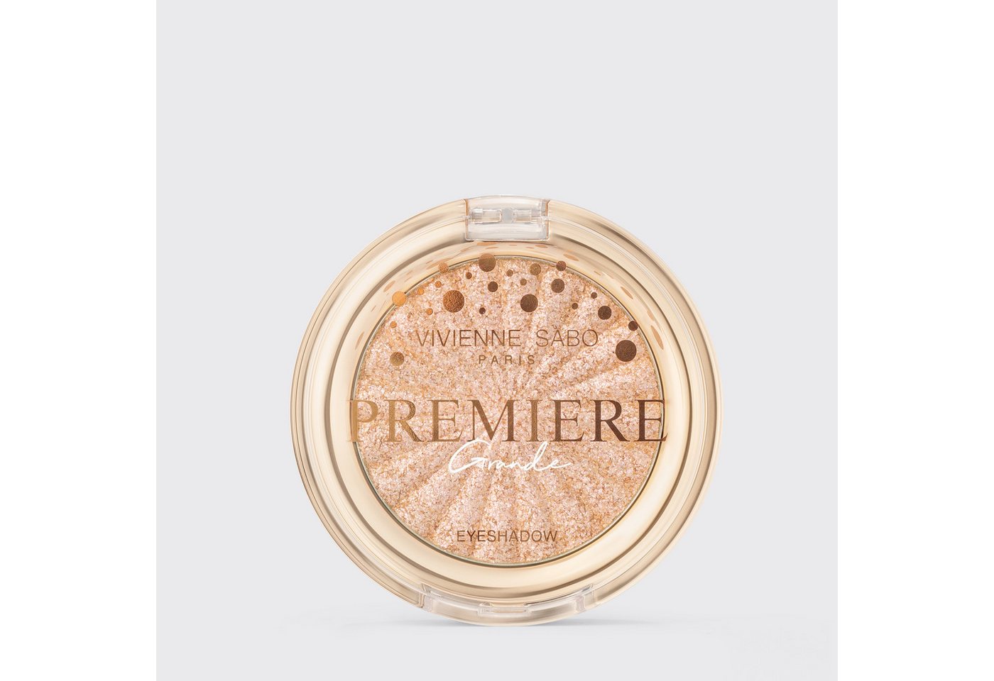 VIVIENNE SABO Lidschatten Sparkling Mono Eyeshadow "Grande Premiere" zarter Roségold-Schimmer von VIVIENNE SABO