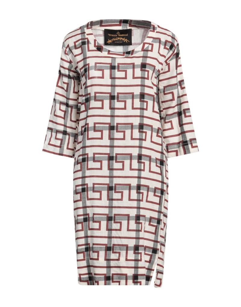 VIVIENNE WESTWOOD ANGLOMANIA Midi-kleid Damen Elfenbein von VIVIENNE WESTWOOD ANGLOMANIA