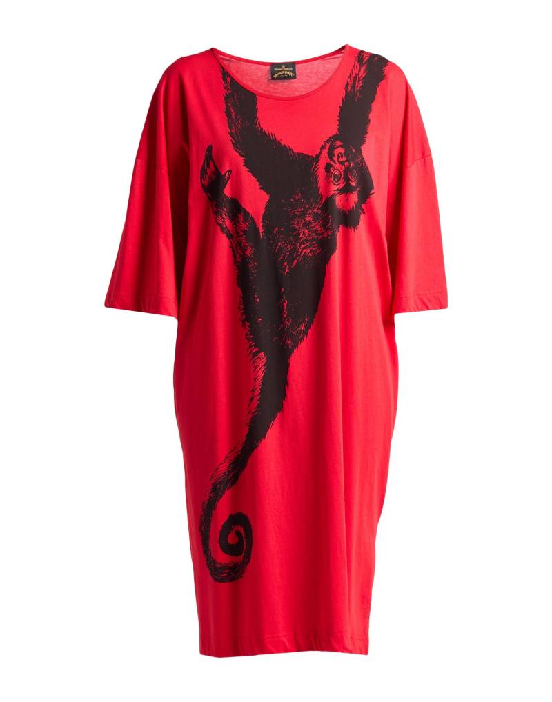 VIVIENNE WESTWOOD ANGLOMANIA Midi-kleid Damen Rot von VIVIENNE WESTWOOD ANGLOMANIA