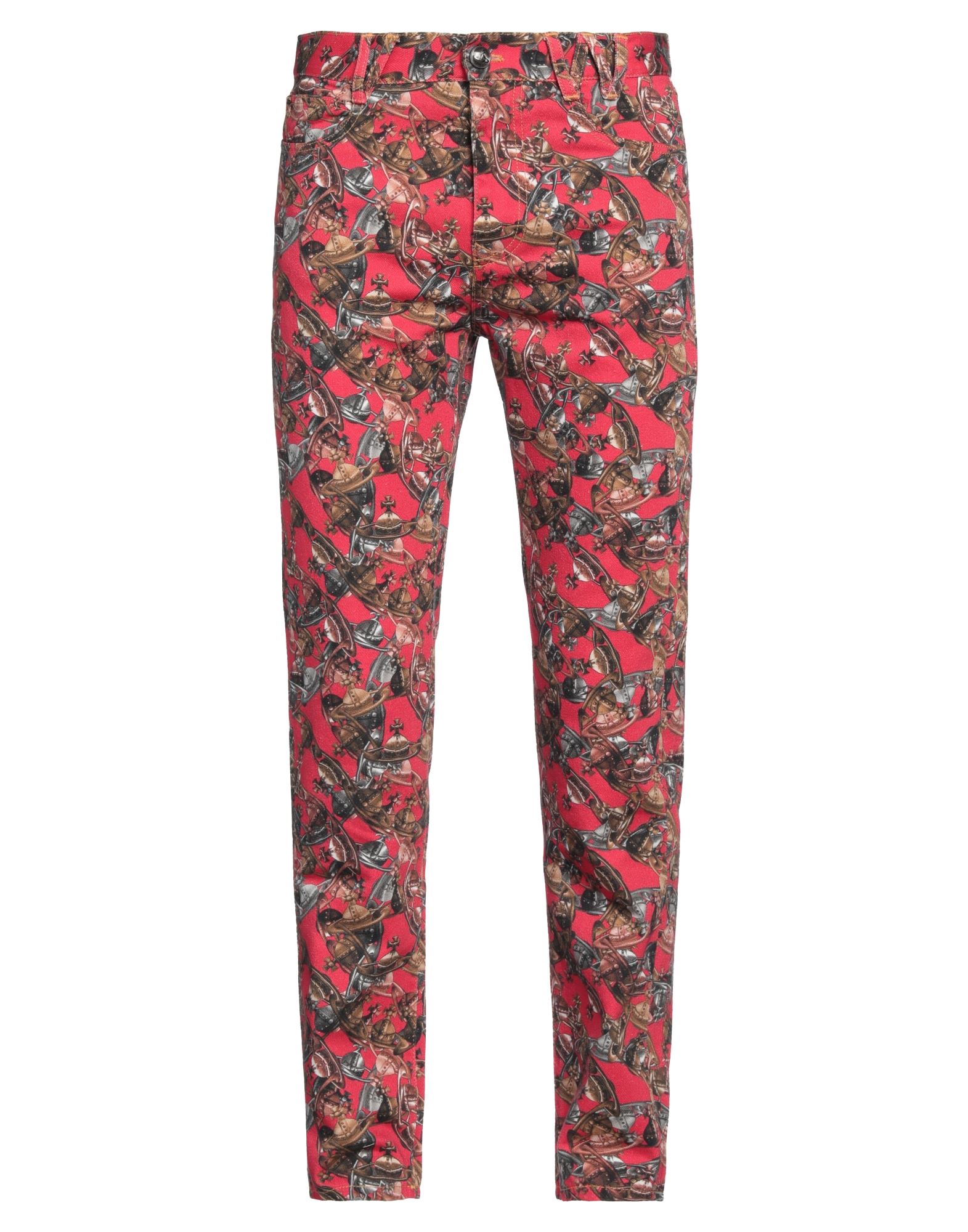 VIVIENNE WESTWOOD Jeanshose Herren Rot von VIVIENNE WESTWOOD