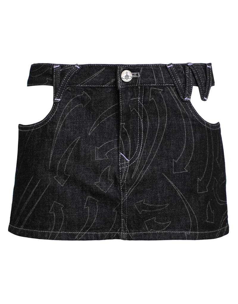 VIVIENNE WESTWOOD Jeansrock Damen Schwarz von VIVIENNE WESTWOOD