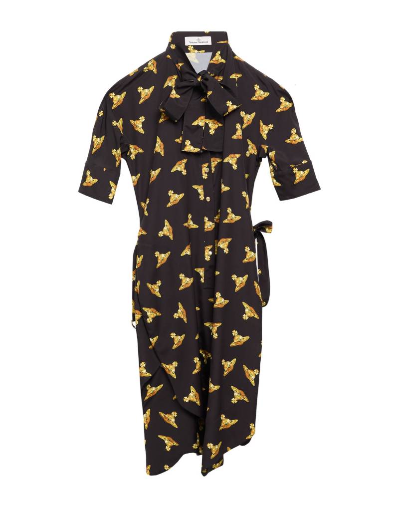 VIVIENNE WESTWOOD Midi-kleid Damen Schwarz von VIVIENNE WESTWOOD