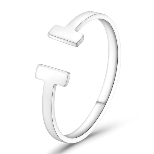 T Ringe Frauen,Edelstahl Ringe Silber,Ring Silber 925 Damen,Silber Ringe 925 Frauen,Ring Silber,Nagel Ring,CC Ringe,Dupe Silber Schmuck,Wasserfest Ringe,Ringe Herren,Stapelbare Ringe,Ring Verstellbar T Ringe Frauen,Edelstahl Ringe Silber,Ring Silber 925 Damen,Silber Ringe 925 Frauen,Ring Silber,Nagel Ring,CC Ringe,Dupe Silber Schmuck,Wasserfest Ringe,Ringe Herren,Stapelbare Ringe,Ring Verstellbar von VIVILE
