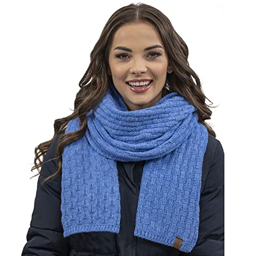 VIVISENCE Damen Winter Schal Aus Modischer Gemütlich Wärmendem Garn Mit Dekorativer Bindung Für Kalte Wintertage Frauen Elegante Und Sportliche Outfits Winter Herbst Modell 7015S, Denim,Einheitsgröße VIVISENCE Damen Winter Schal Aus Modischer Gemütlich Wärmendem Garn Mit Dekorativer Bindung Für Kalte Wintertage Frauen Elegante Und Sportliche Outfits Winter Herbst Modell 7015S, Denim,Einheitsgröße von VIVISENCE