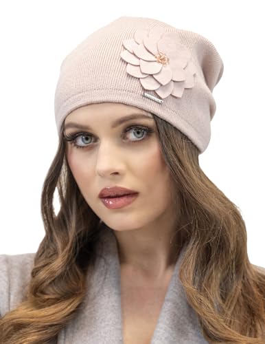 VIVISENCE Damen Mütze Wintermütze Klassischem Schnitt Warme Gemütlich Wolle 7010, Rosa,Einheitsgröße VIVISENCE Damen Mütze Wintermütze Klassischem Schnitt Warme Gemütlich Wolle 7010, Rosa,Einheitsgröße von VIVISENCE