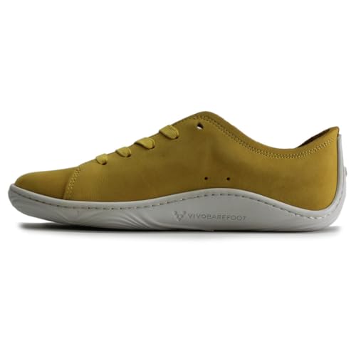 VIVOBAREFOOT Damen Addis Leder Spicy Mustard Trainer 41 EU von VIVOBAREFOOT