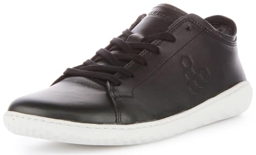 VIVOBAREFOOT Damen Geo Court III Leder Obsidian Trainer 38 EU von VIVOBAREFOOT