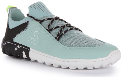 VIVOBAREFOOT Damen Tracker Decon Low FG2 Leather Textile Eggshell Blue Trainer 39 EU von VIVOBAREFOOT