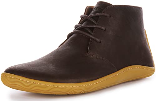 VIVOBAREFOOT Herren Addis Desert Leder Desert Brown Stiefel 41 EU von VIVOBAREFOOT