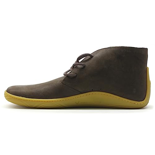 VIVOBAREFOOT Herren Addis Desert Leder Desert Brown Stiefel 42 EU von VIVOBAREFOOT