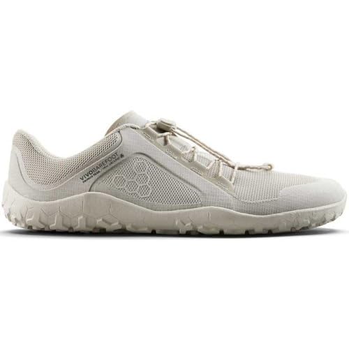 VIVOBAREFOOT Herren Primus Trail FG 3.5 Textile Synthetic Silver Birch Trainer 41 EU von VIVOBAREFOOT