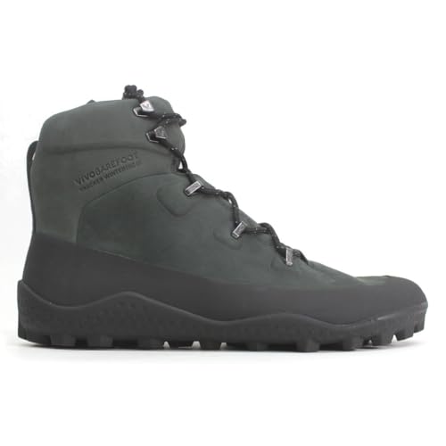 VIVOBAREFOOT Herren Tracker Winter SG Leder Obsidian Stiefel 42 EU von VIVOBAREFOOT