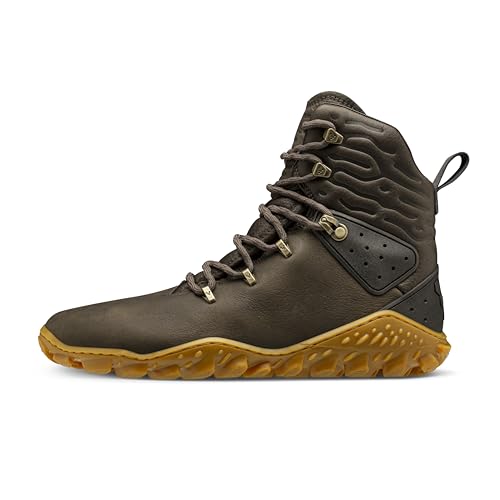 VIVOBAREFOOT Tracker Forest ESC, Womens Leather And Wool Hiking Trainers With Barefoot Sole von VIVOBAREFOOT