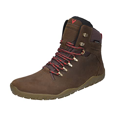 VIVOBAREFOOT Tracker II FG, Mens Leather Waterproof Hiking Boot With Barefoot Firm Ground Sole and Thermal Protection von VIVOBAREFOOT