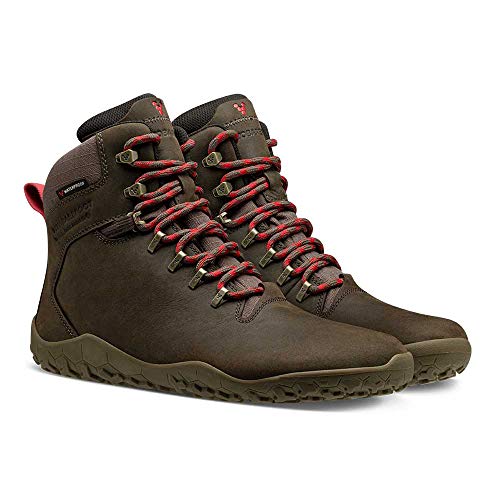 VIVOBAREFOOT Tracker II FG, Mens Leather Waterproof Hiking Boot With Barefoot Firm Ground Sole and Thermal Protection von VIVOBAREFOOT