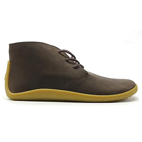 VIVOBAREFOOT Addis Desert Men's Lace Up Leather Boot (Braun, EU 42) von VIVOBAREFOOT