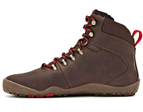 Vivobarefoot Mädchen Tracker FG L Leather Wanderschuh, Dunkelbraun von VIVOBAREFOOT