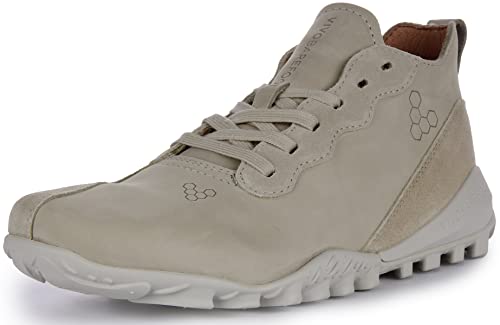 Vivobarefoot Novus Mid Damen Bio-Leder Sneaker, Barfuß-Komfort trifft ethischen Stil, sand, 40 EU von VIVOBAREFOOT