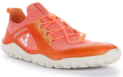 Vivobarefoot Primus Trail Knit FG Men's Knit Trail Running Trainers (Orange, EU 46) von VIVOBAREFOOT