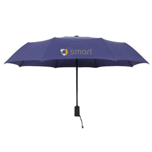 Autoschirm Regenschirm, für Smart Vision EQ fortwo/forstars/forspeed Winddicht und sturmfest - für Herren und Damen ergonomischem Griff,C von VIYOLI