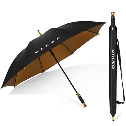 Autoschirm Regenschirm, für Volvo XC90 V40 V60 V90 S80 S80L S90 S90L S40 S60 XC40 XC60 V70 Winddicht und sturmfest - für Herren und Damen ergonomischem Griff von VIYOLI