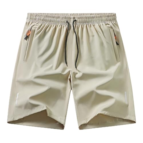VIYUANH Herren Sport Shorts Schnell Trocknend Sporthose Kurze Hose mit Reißverschlusstasch Geeignet für Verschiedene Freizeit und Sport Gelegenheiten von VIYUANH