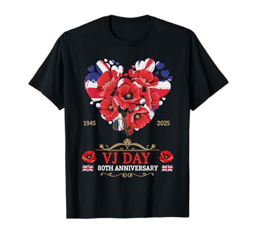 VJ Day 80th Anniversary Outfit Idee für Kinder & VJ Day Flagge T-Shirt VJ Day 80th Anniversary Outfit Idee für Kinder & VJ Day Flagge T-Shirt von VJ Day Accessories & VJ Day Costume Idea For Women