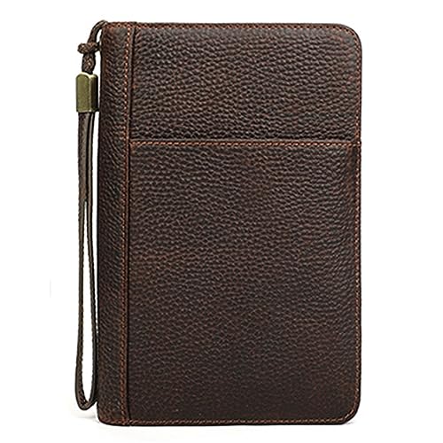 Herren Clutch Tasche RFID-Leder-Herren-Clutch-Tasche for Reisen, 5 Stück, Zigarren-Münzen-Organizer Handgelenkstasche für Männer von VKEID