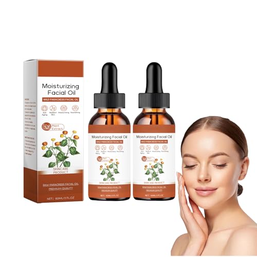 Parakresse-Gesichtsöl-Serum - Anti-Aging-Straffung und Straffung für Frauen, hellt dunkle Flecken sichtbar auf, nährendes, feuchtigkeitsspendendes ätherisches Öl, für alle Hauttypen (2 Flaschen) von VKaoess
