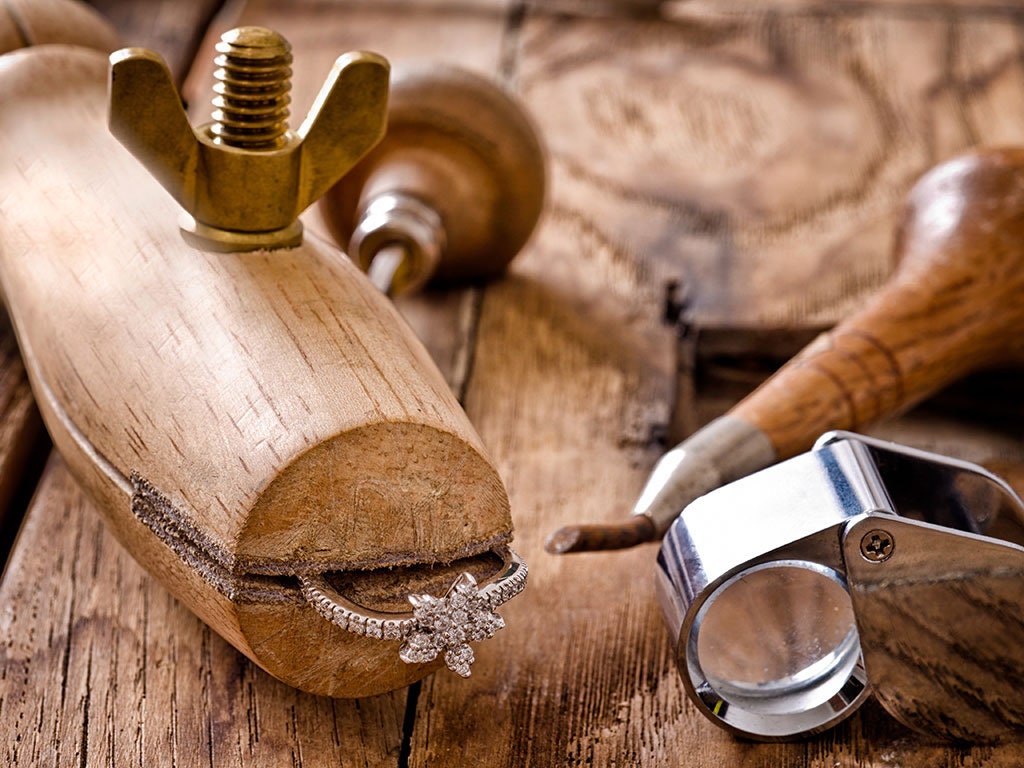 Schmuck-Reparatur-Service/Ring-Größenbestimmung Rhodium Überzogen 14K Vergoldung Schmuck-Service Reinigung Und Polieren von VLCoJewelry