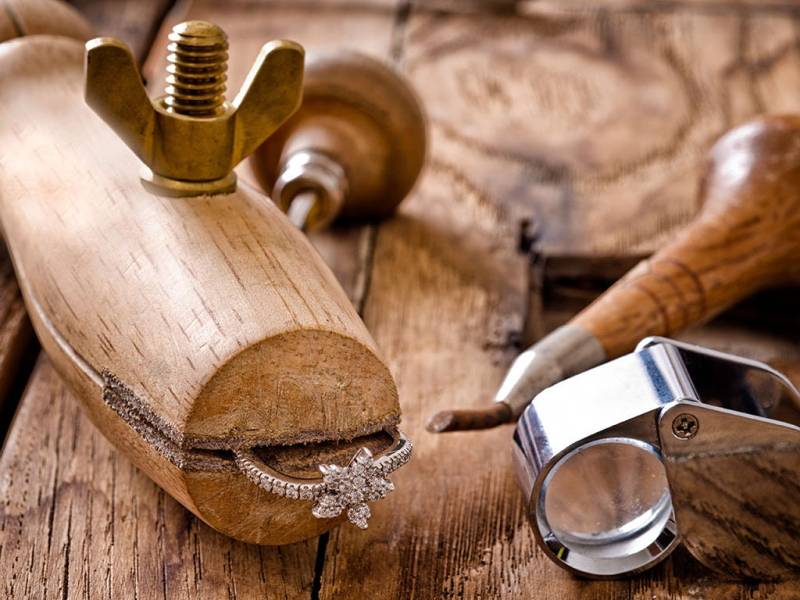 Schmuck-Reparatur-Service/Ring-Größenbestimmung Rhodium Überzogen 14K Vergoldung Schmuck-Service Reinigung Und Polieren von VLCoJewelry