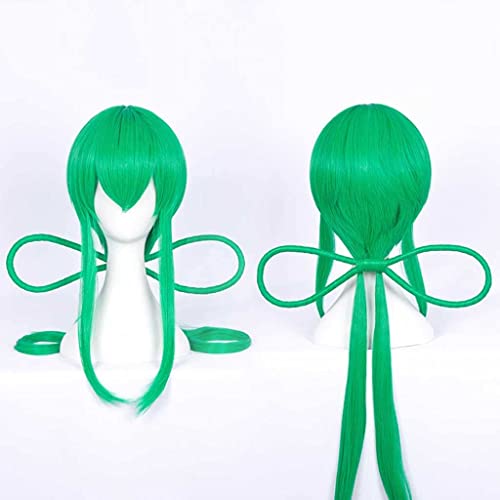 AniCosplay Wig,Houseki No Kuni - Land of the Lustrous Jade Cosplay Wig,Emerald green long Wig,with Free Wig Cap,for Christmas Carnival party Halloween Cosplay Wig von VLEAP